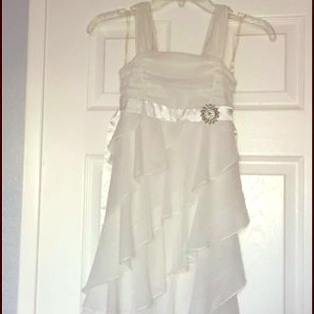 Girls white dress